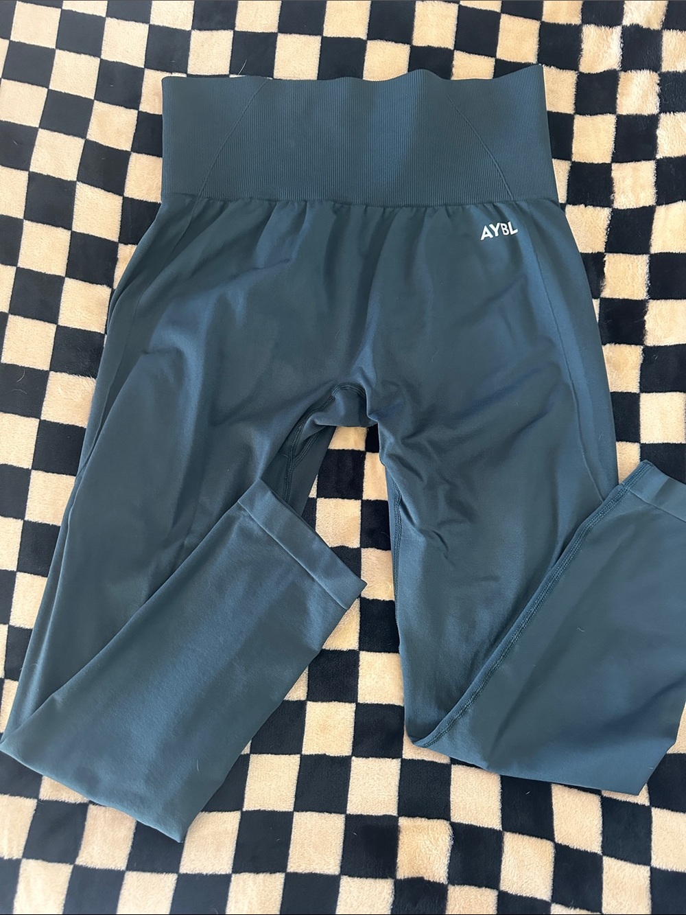 AYBL High-Waist Teal-Green Leggings